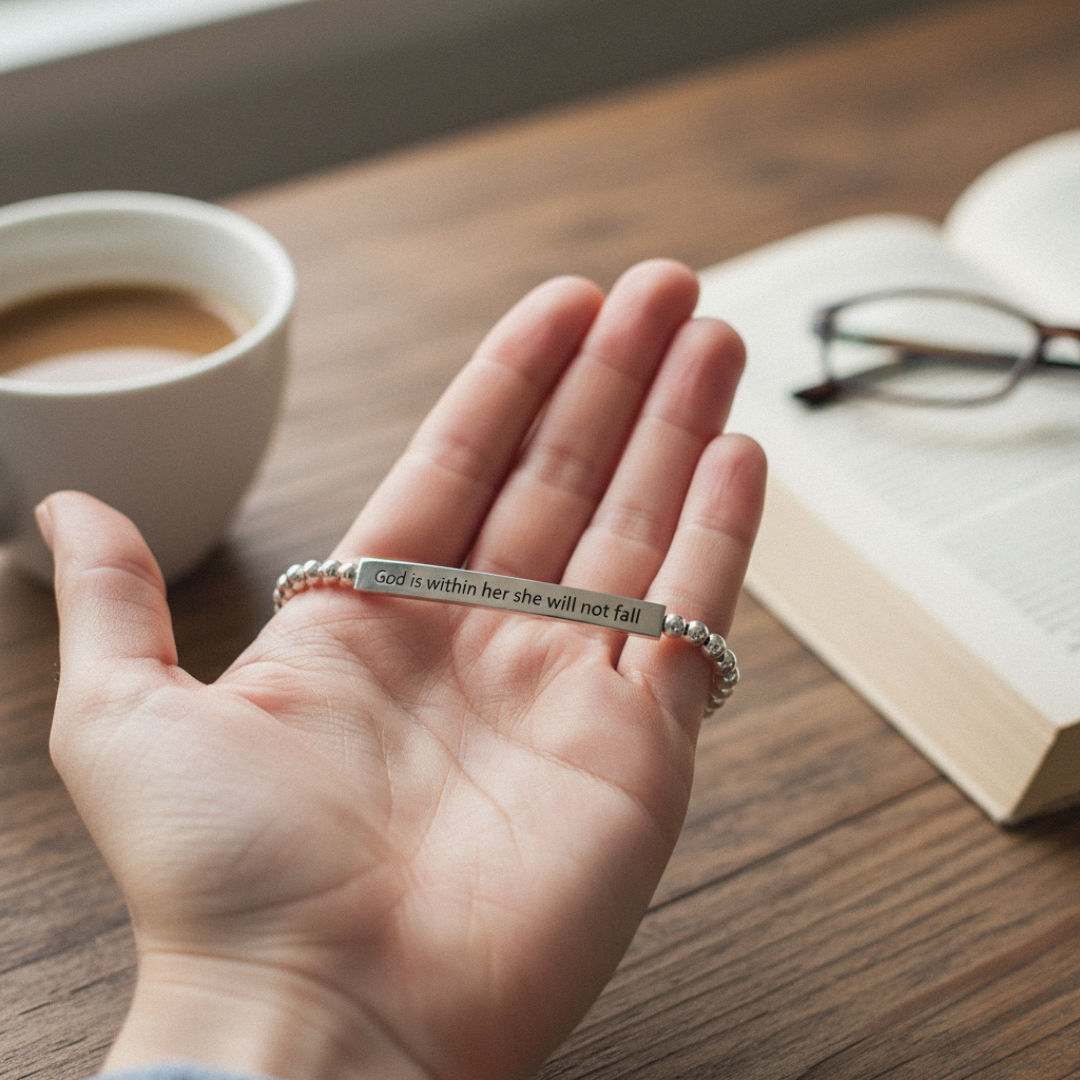 God Is Within Her Bracelet