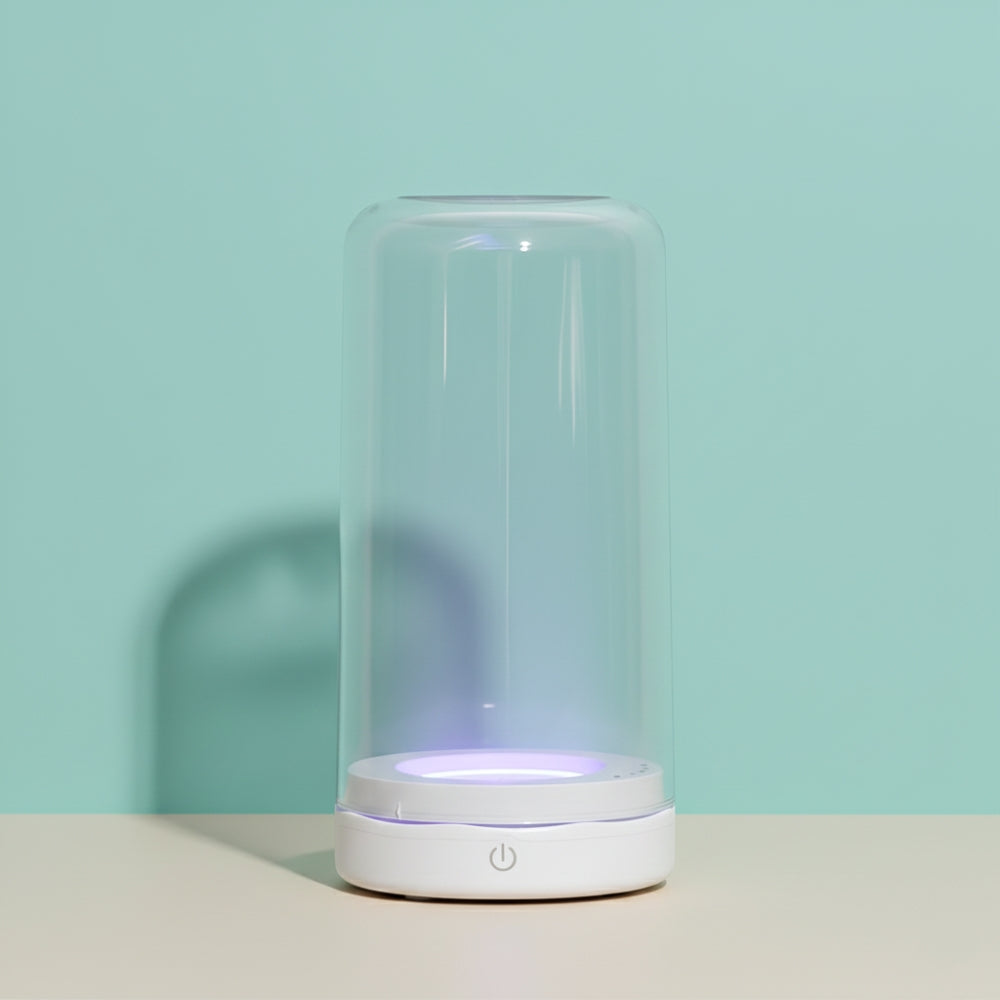 BrushBuddy™ - Baby Blue Dinosaur + Sterilizing Cup