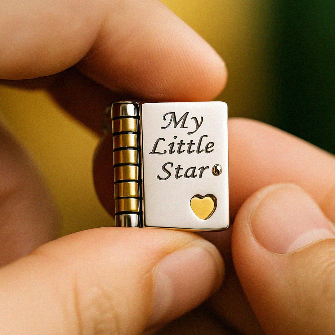 My Little Star Love Book Necklace - Daughter
