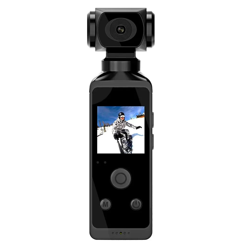 Mini Action Camera with 270° Rotatable Lens – Full HD Pocket Cam for Travel, Sports & Vlogging