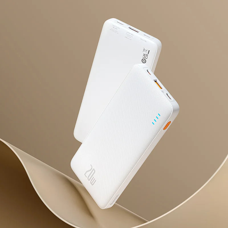 Baseus 20W Fast Charge Power Bank – 10,000mAh Portable Charger