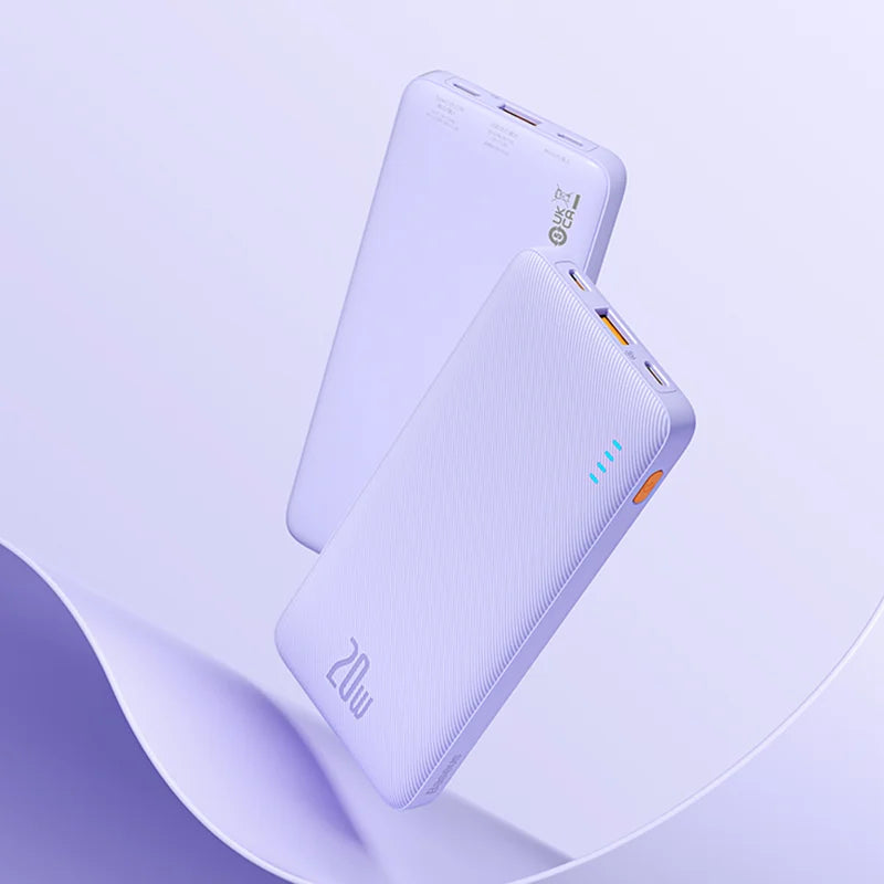 Baseus 20W Fast Charge Power Bank – 10,000mAh Portable Charger