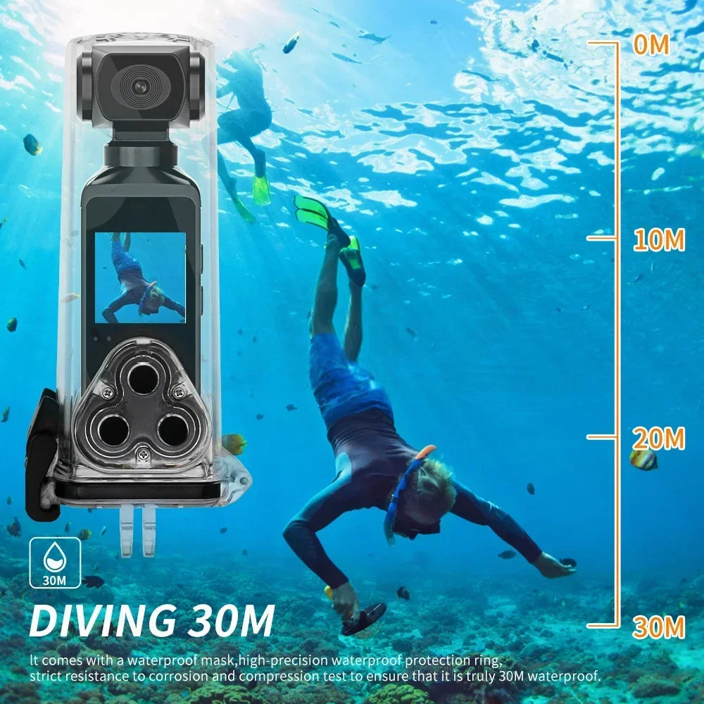 Mini Action Camera with 270° Rotatable Lens – Full HD Pocket Cam for Travel, Sports & Vlogging