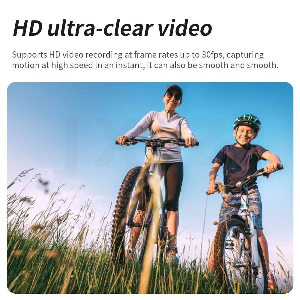 Mini Action Camera with 270° Rotatable Lens – Full HD Pocket Cam for Travel, Sports & Vlogging