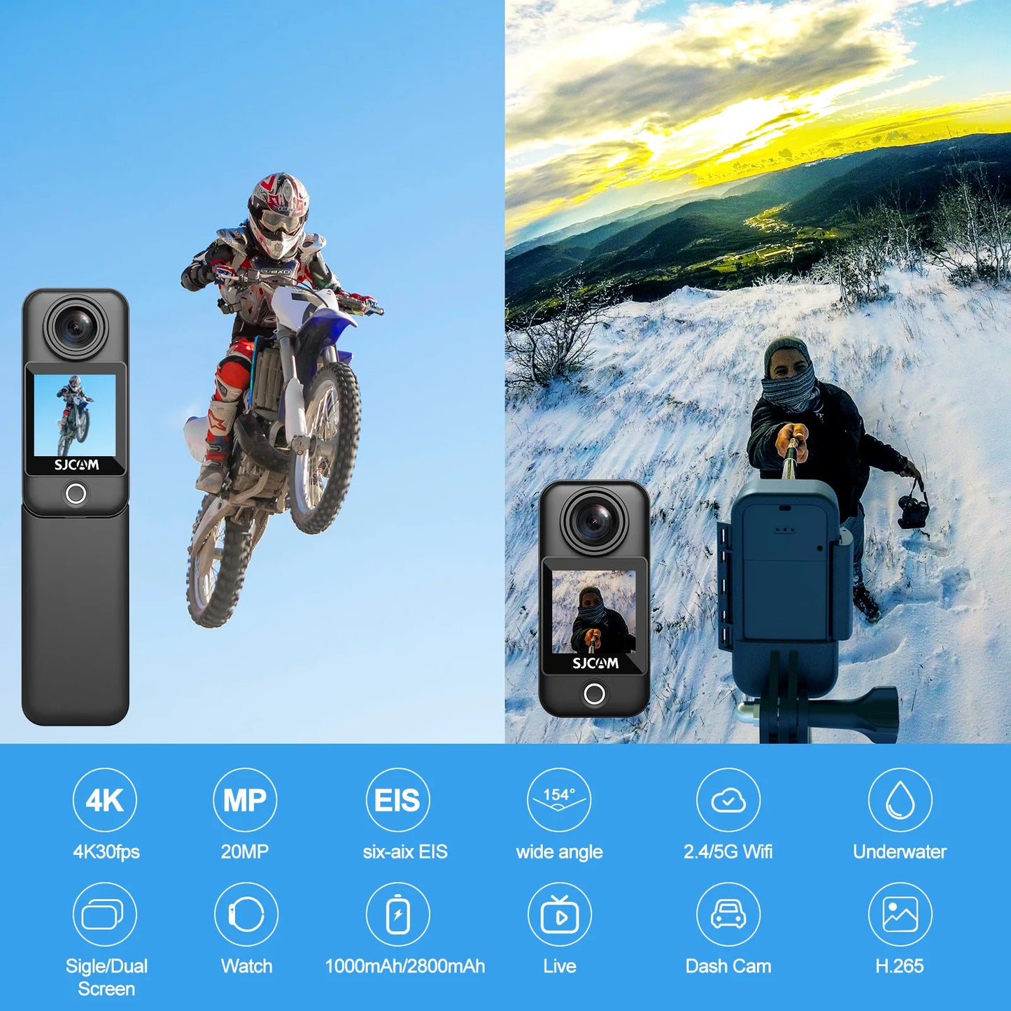 C300 4K Smart Action Cam