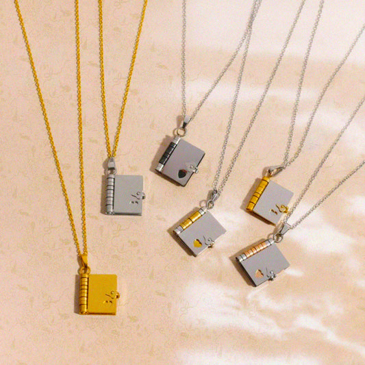 Book Locket Necklace