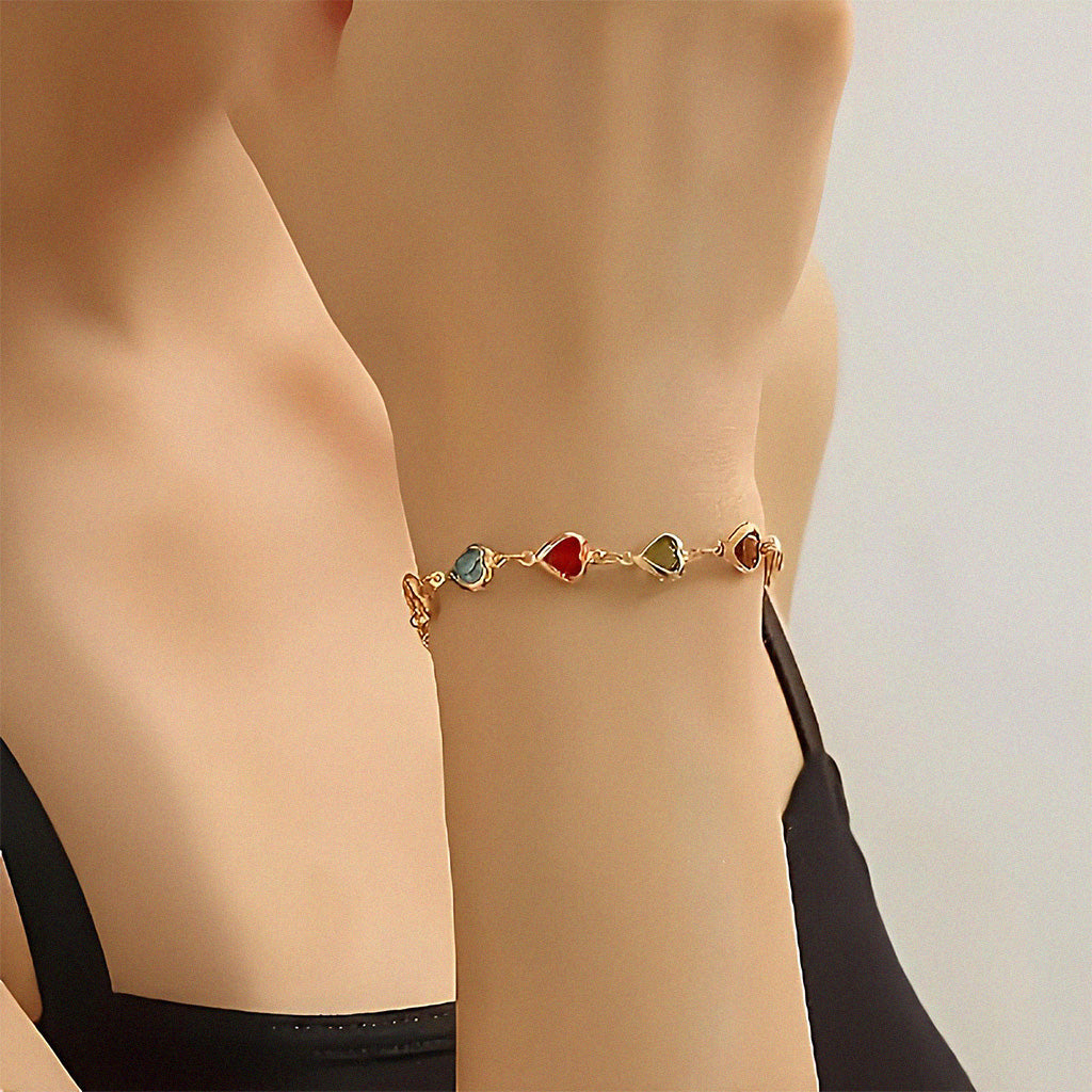 Colourful Hearts Bracelet