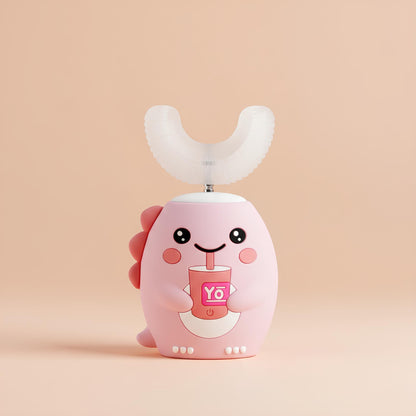 BrushBuddy™ - Pink Dinosaur