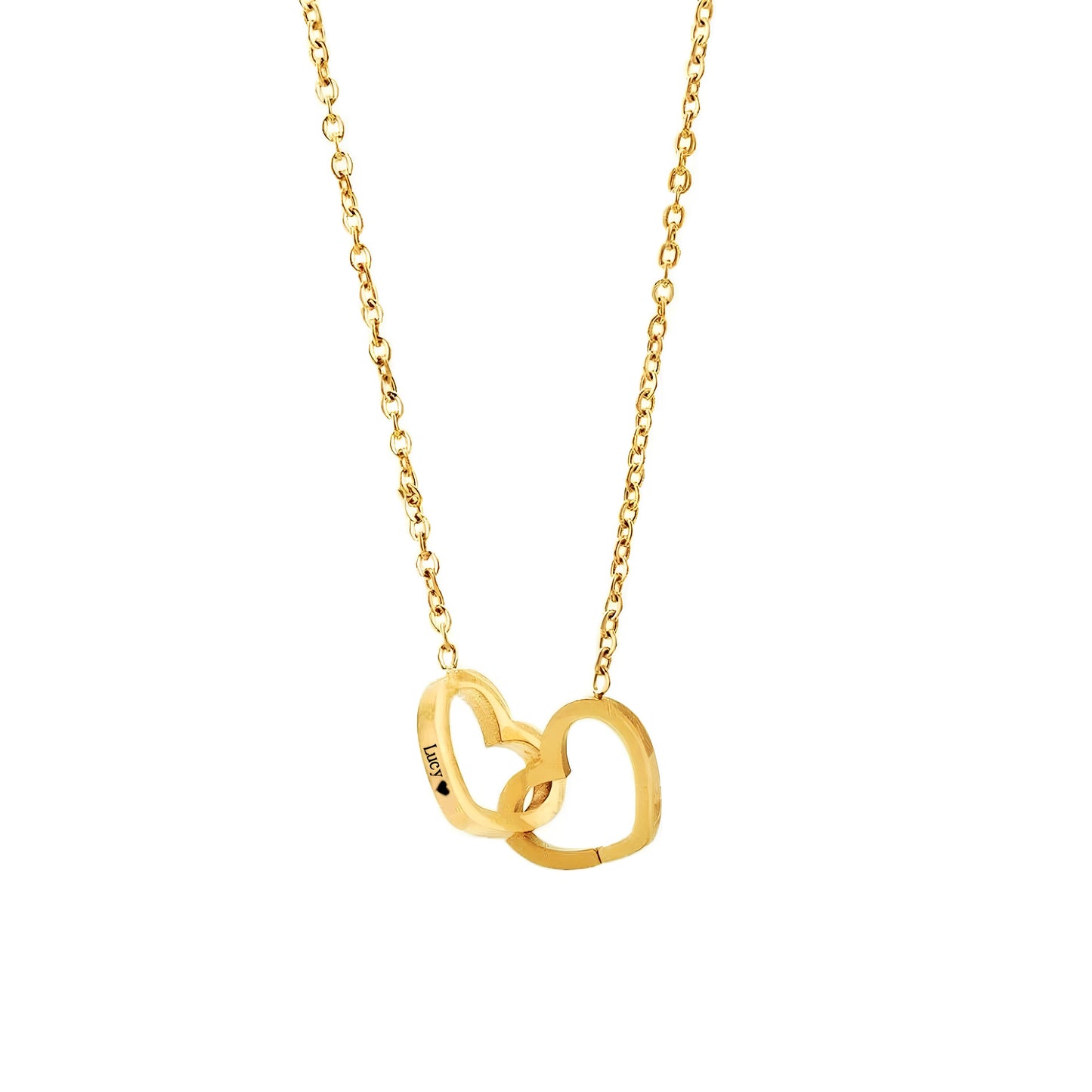 Double Heart Necklace