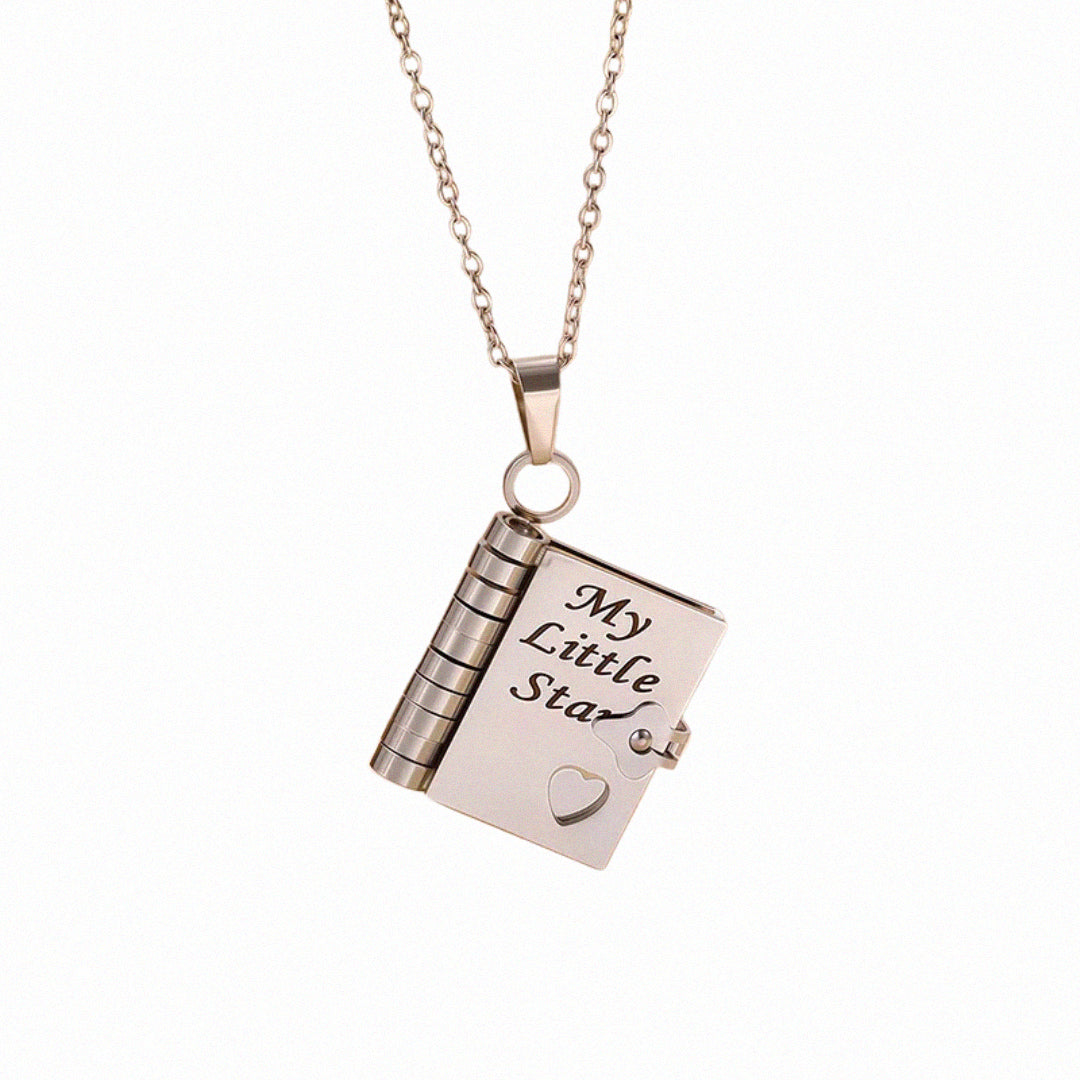 My Little Star Love Book Necklace - Daughter
