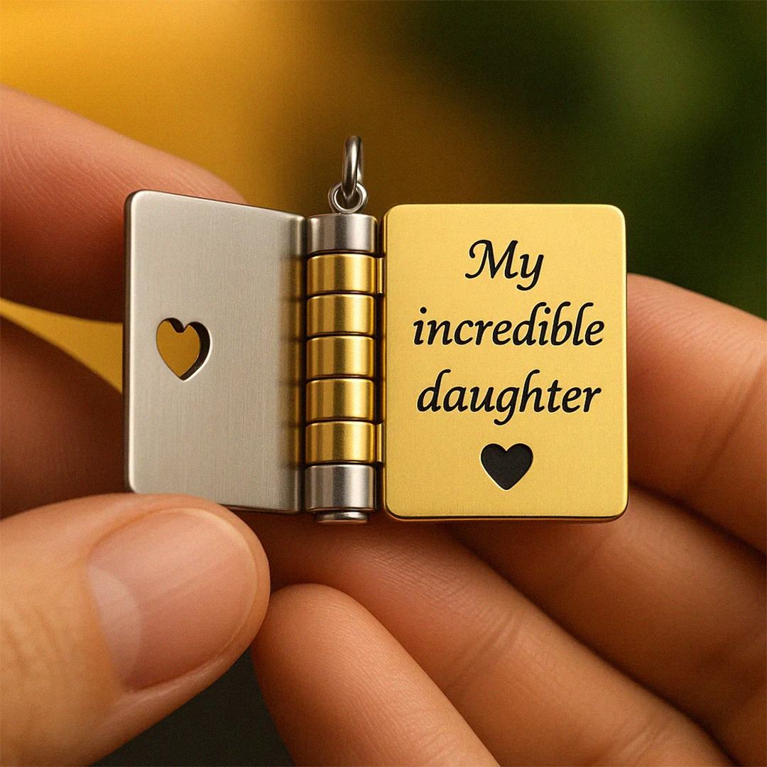 My Little Star Love Book Necklace - Daughter