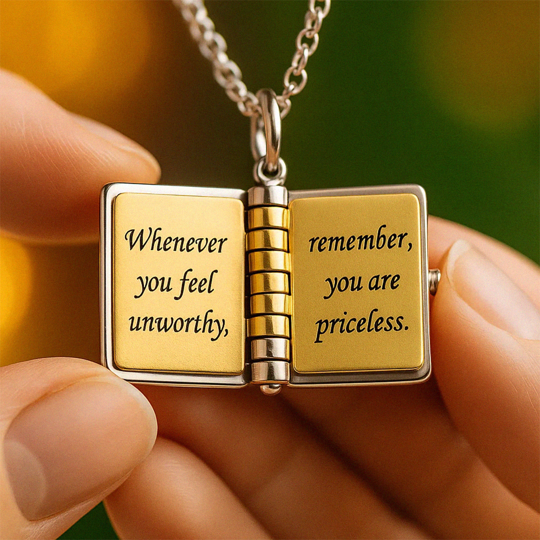 My Little Star Love Book Necklace - Daughter