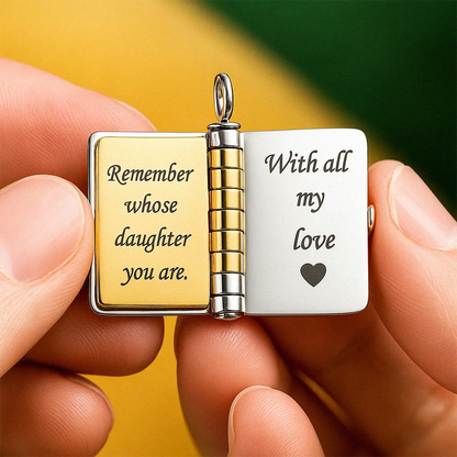 My Little Star Love Book Necklace - Daughter
