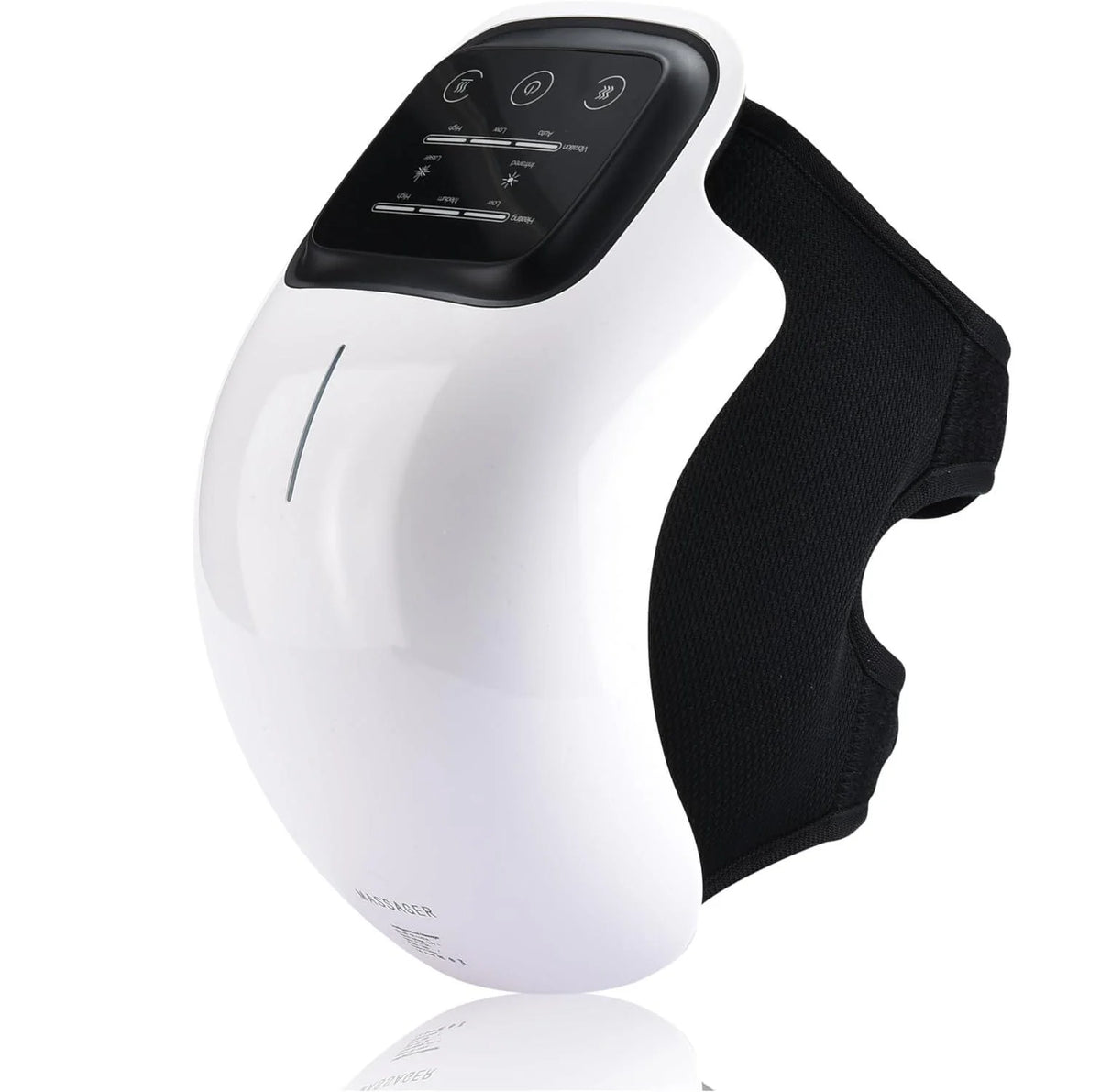 Protable Knee Massager Knee Joint Muscles Relaxtion Equipment Elbow Shoulder Massage Machine Easy to Use for Family and Friends - Septhia