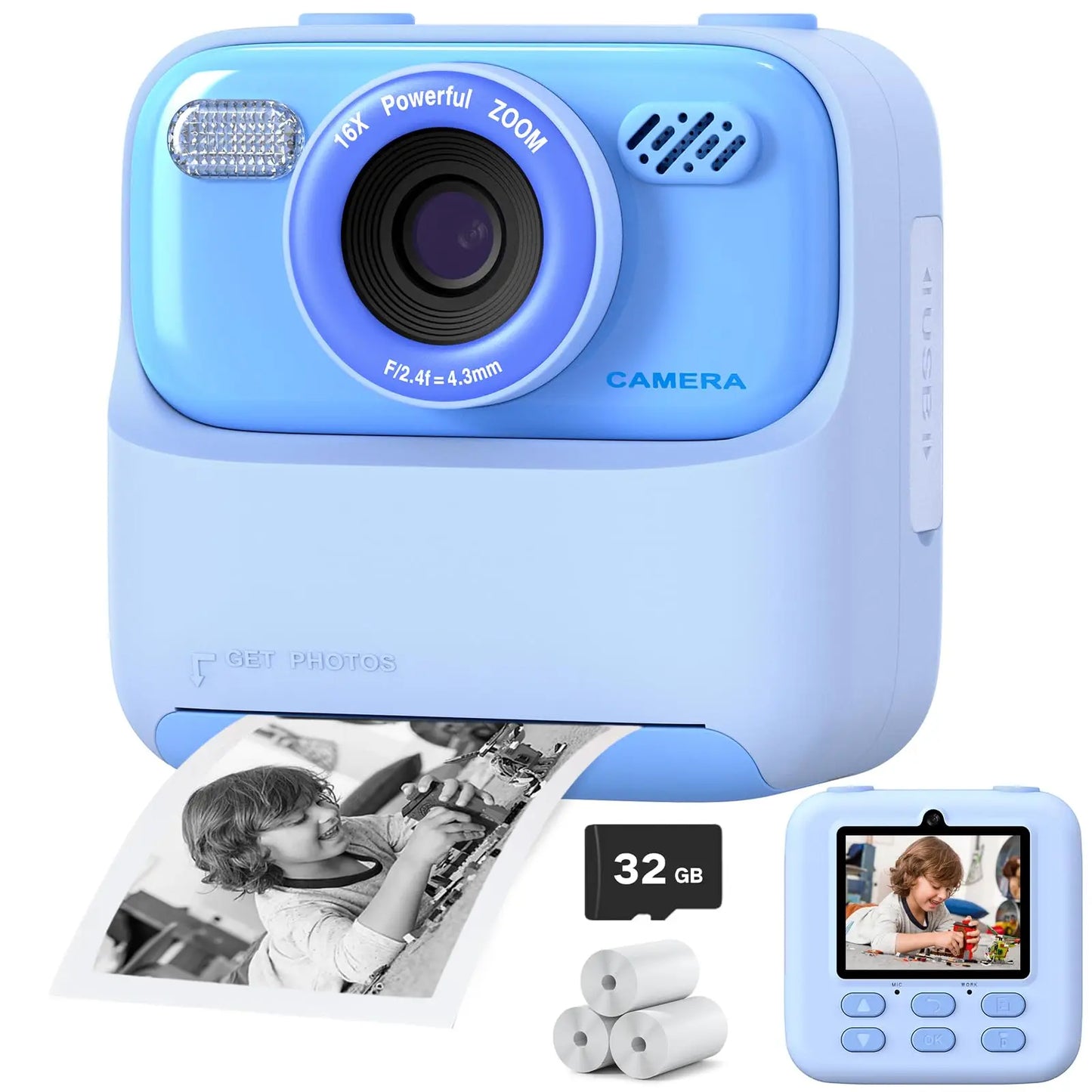 Kids Instant Print Camera