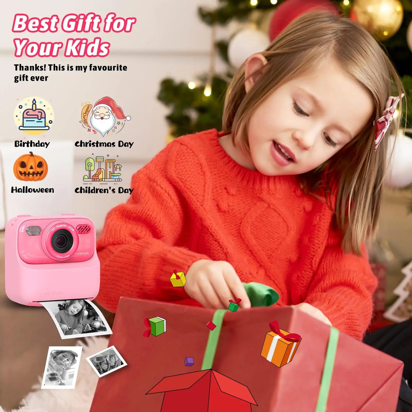 Kids Instant Print Camera