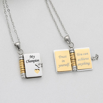 My Champion Book Necklace - Son