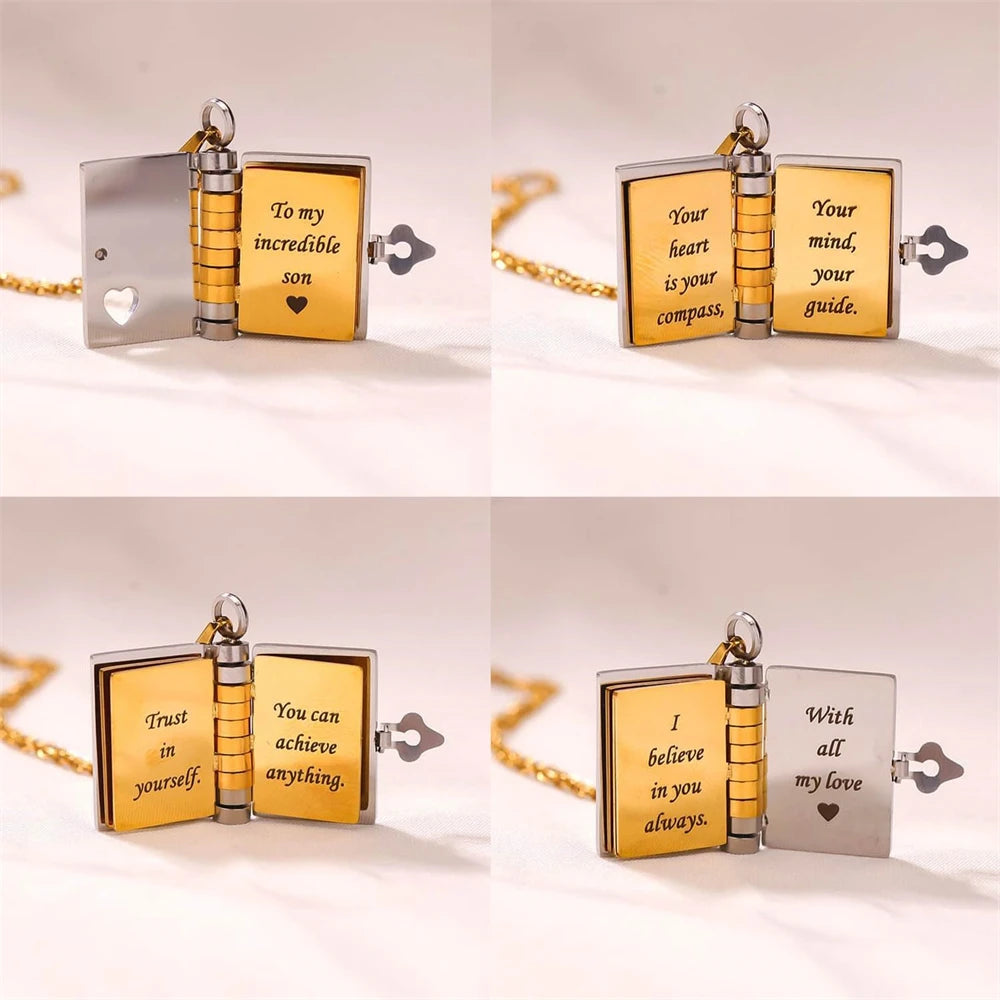 My Champion Book Necklace - Son