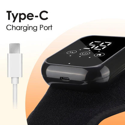 Electric Foot Massager Vibration Relaxation Ankle Massager Warm Hot Compress Ankle Brace Joint Sprain Support Ankle Protection