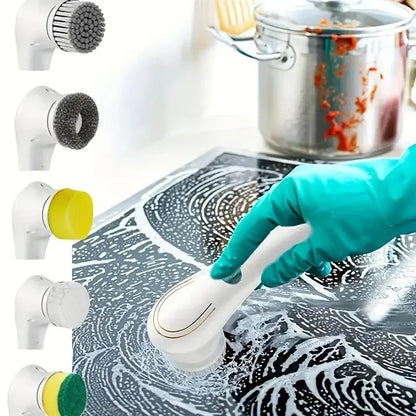 Five-in-One Electric Cleaning Brush