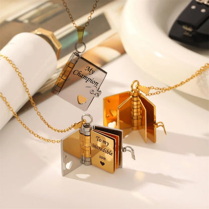 My Champion Book Necklace - Son