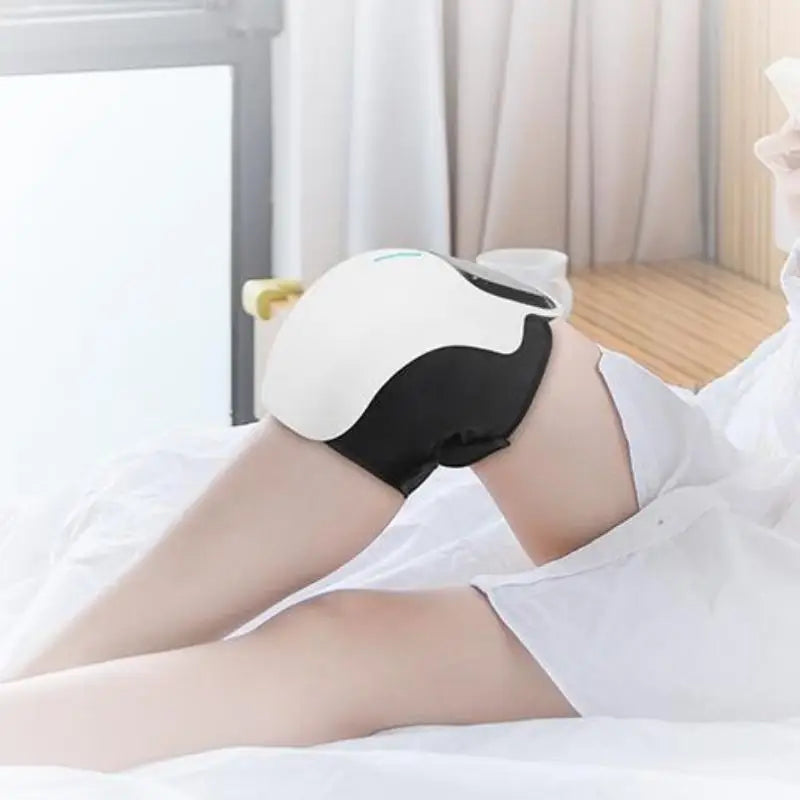 Protable Knee Massager Knee Joint Muscles Relaxtion Equipment Elbow Shoulder Massage Machine Easy to Use for Family and Friends - Septhia