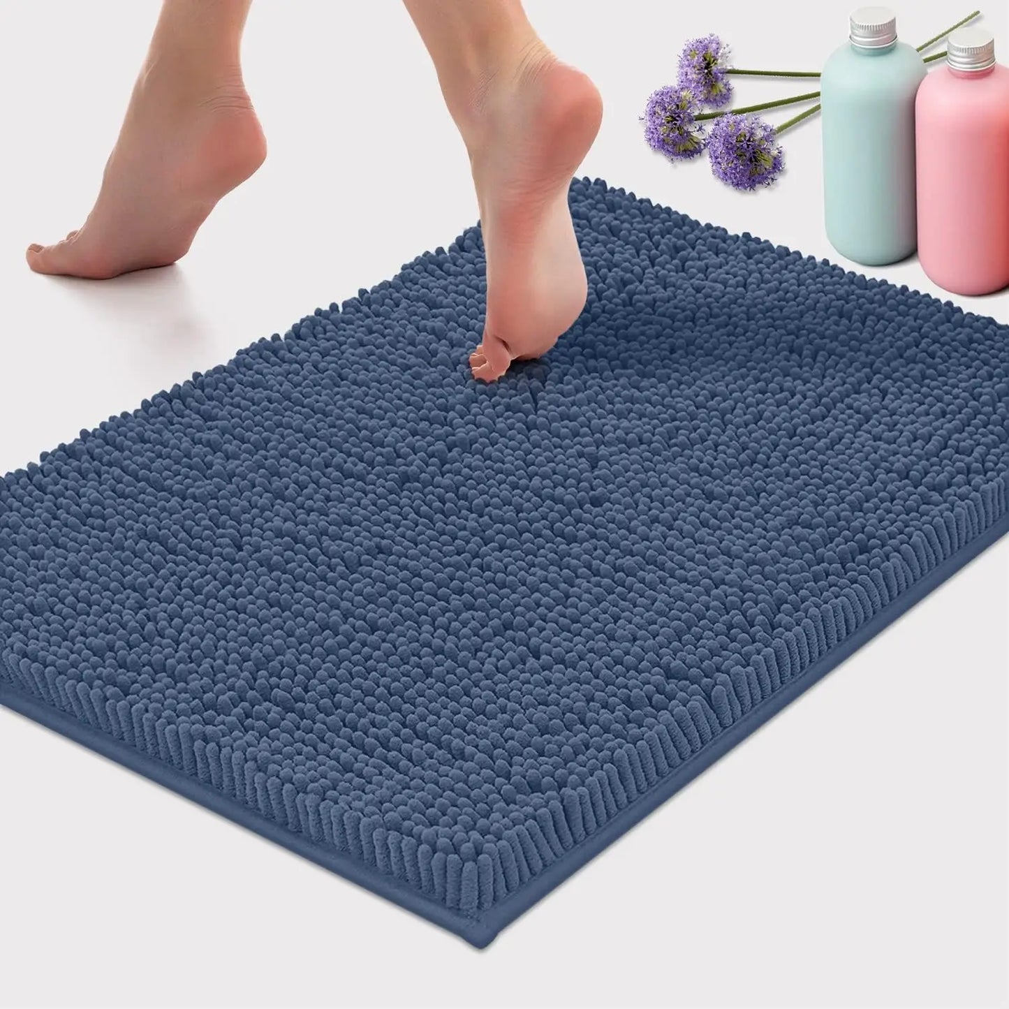 Plush Chenille Bath Mat