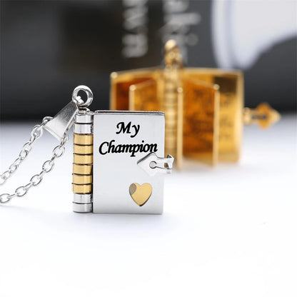 My Champion Book Necklace - Son
