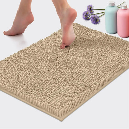 Plush Chenille Bath Mat