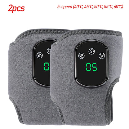 Electric Foot Massager Vibration Relaxation Ankle Massager Warm Hot Compress Ankle Brace Joint Sprain Support Ankle Protection