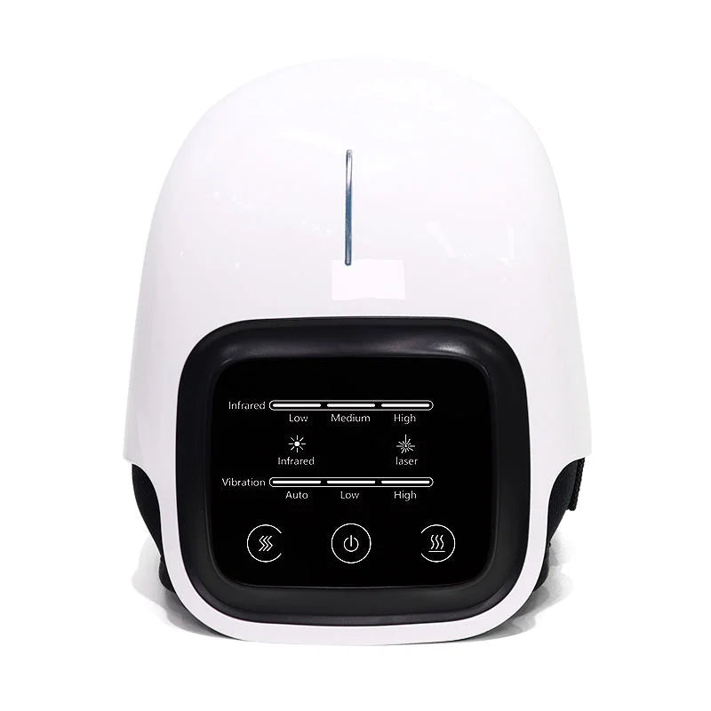 Protable Knee Massager Knee Joint Muscles Relaxtion Equipment Elbow Shoulder Massage Machine Easy to Use for Family and Friends - Septhia