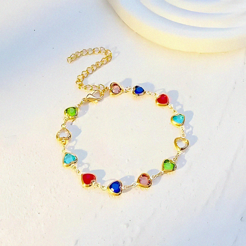 Colourful Hearts Bracelet