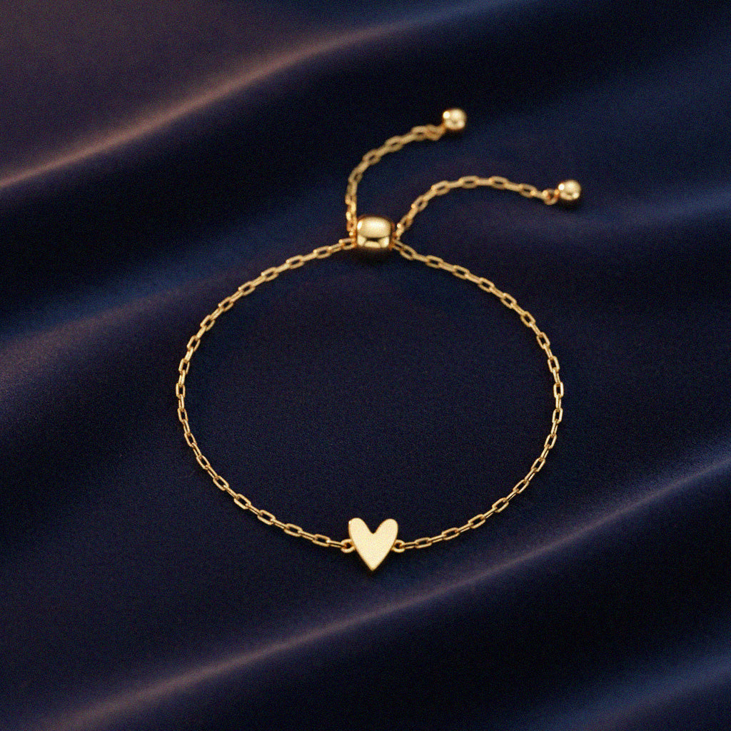 Matching Hearts Bracelet Set