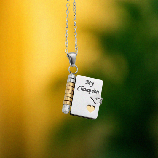 My Champion Book Necklace - Son