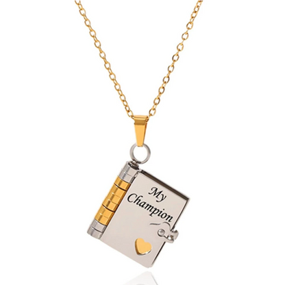 My Champion Book Necklace - Son