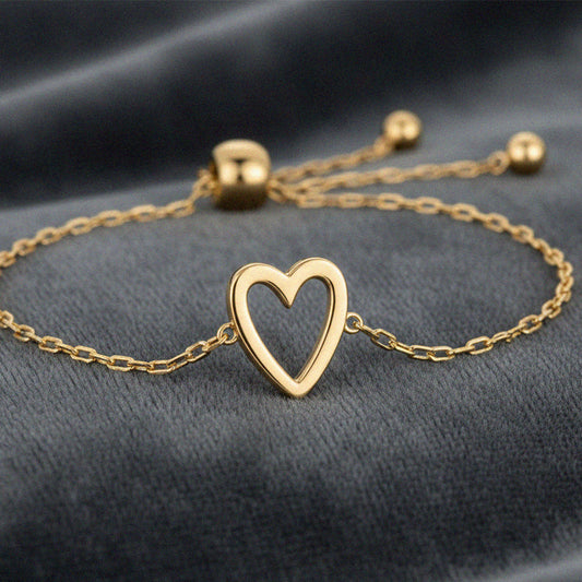 Matching Hearts Bracelet Set